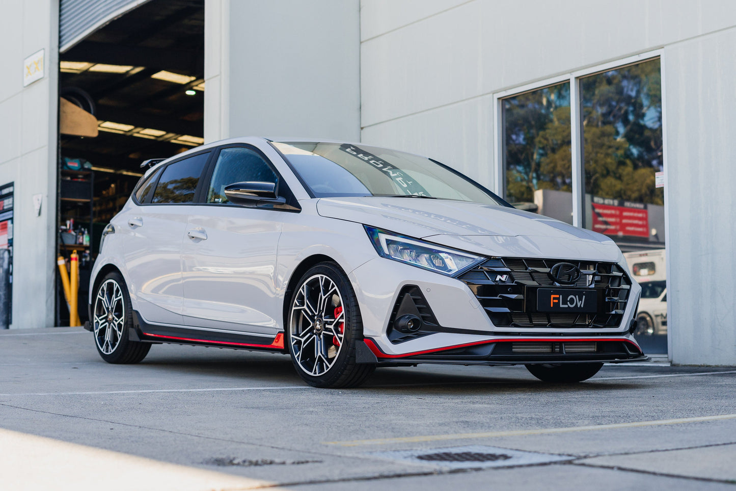 Flow Designs i20 N BC3 Facelift - Front Lip Splitter Extensions (Pair)