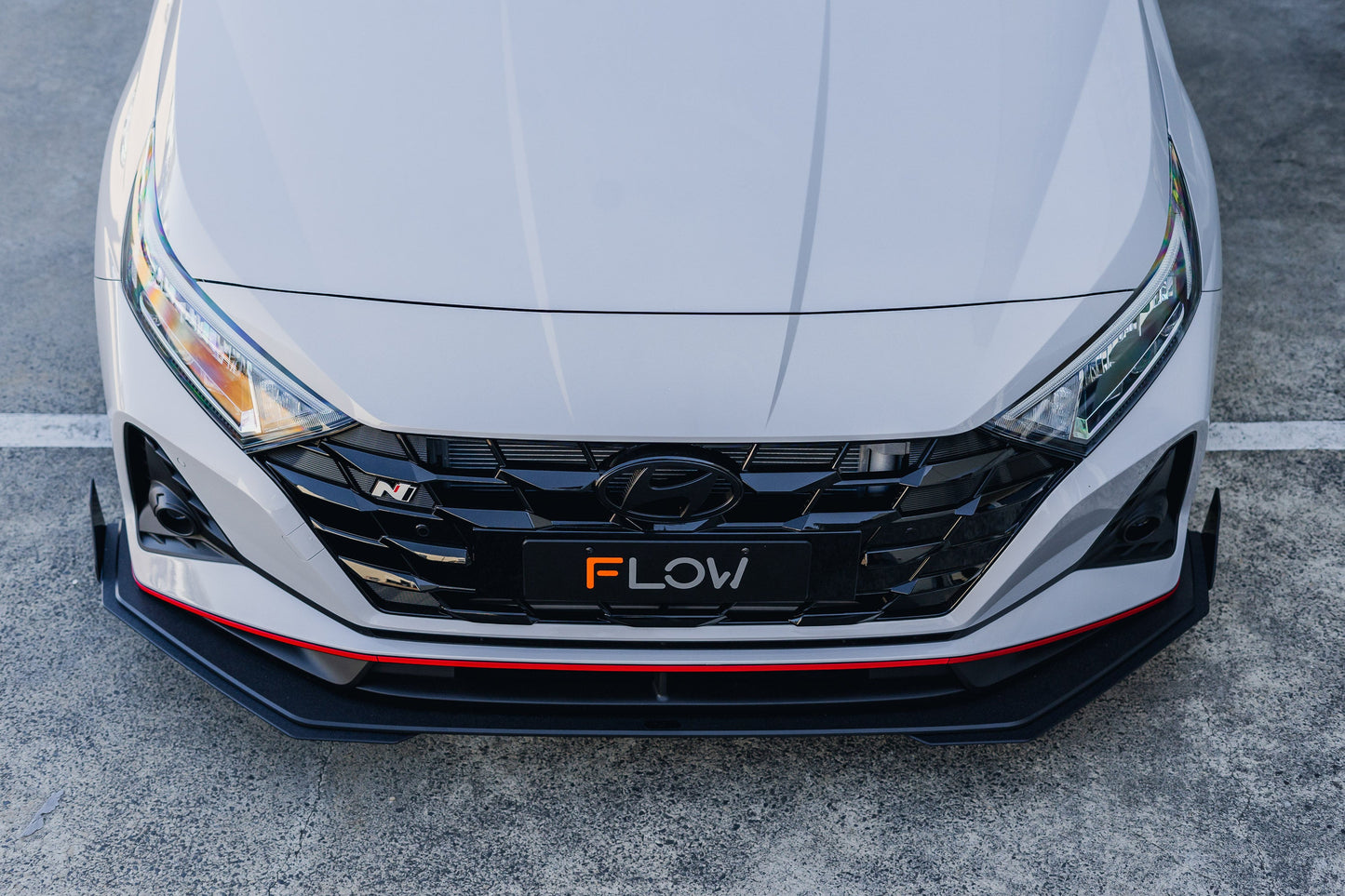 Flow Designs i20 N BC3 Facelift - Front Lip Splitter Extensions (Pair)