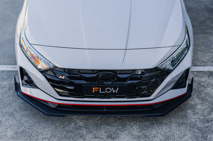 Flow Designs i20 N BC3 Facelift - Front Lip Splitter Extensions (Pair)