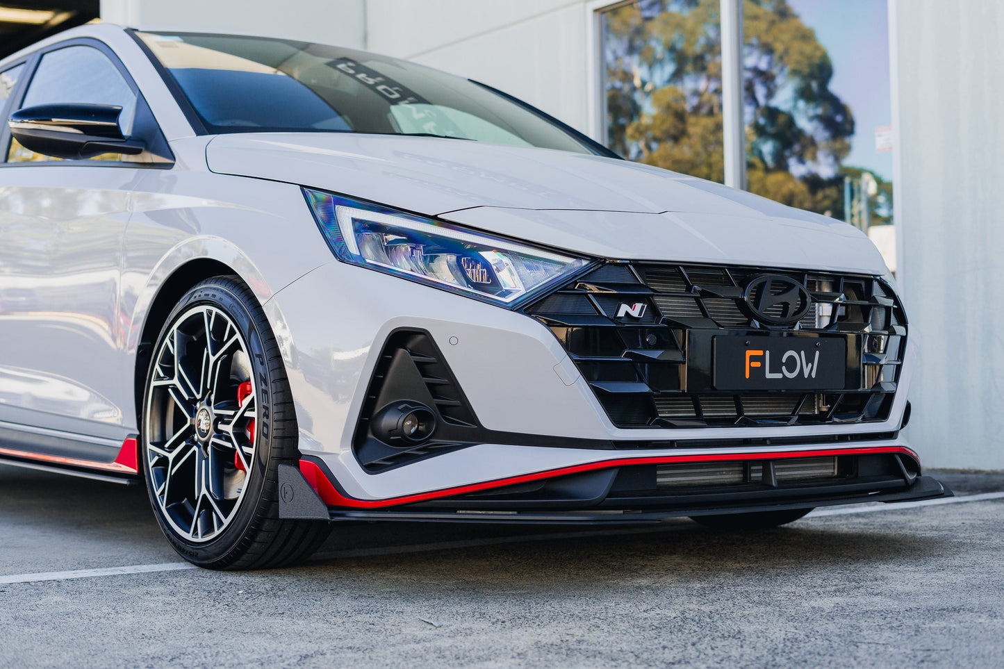 Flow Designs i20 N BC3 Facelift - Front Lip Splitter Extensions (Pair)