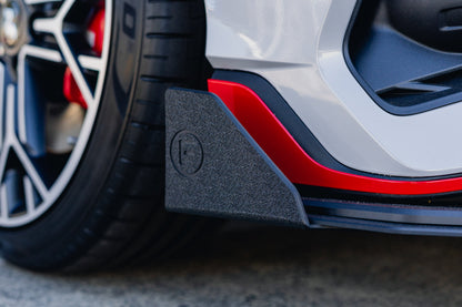 Flow Designs i20 N BC3 Facelift - Front Lip Splitter & Mounting Brackets