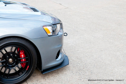 Flow Designs Lancer Evolution X Full Lip Splitter Set