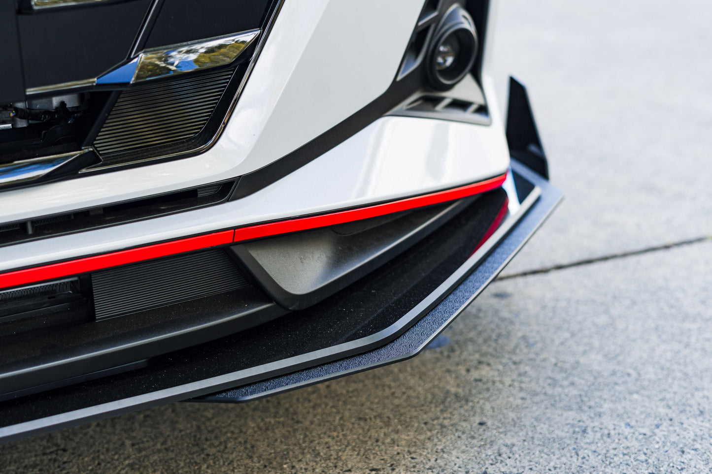 Flow Designs i20 N BC3 Facelift - Front Lip Splitter & Mounting Brackets