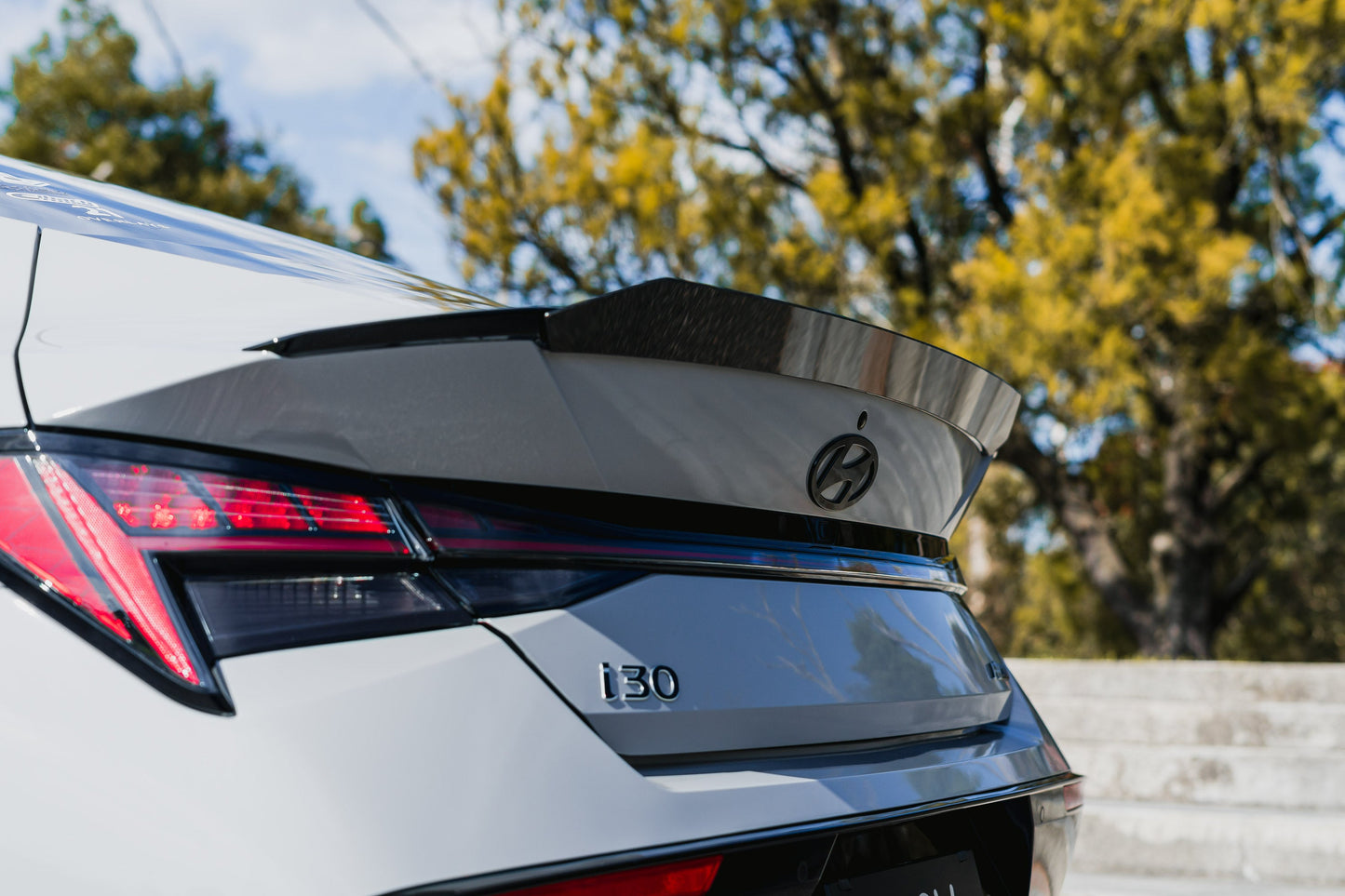 Flow Designs Hyundai CN7 V2 i30 N-Line Sedan FL 2025 Rear Spoiler Extension