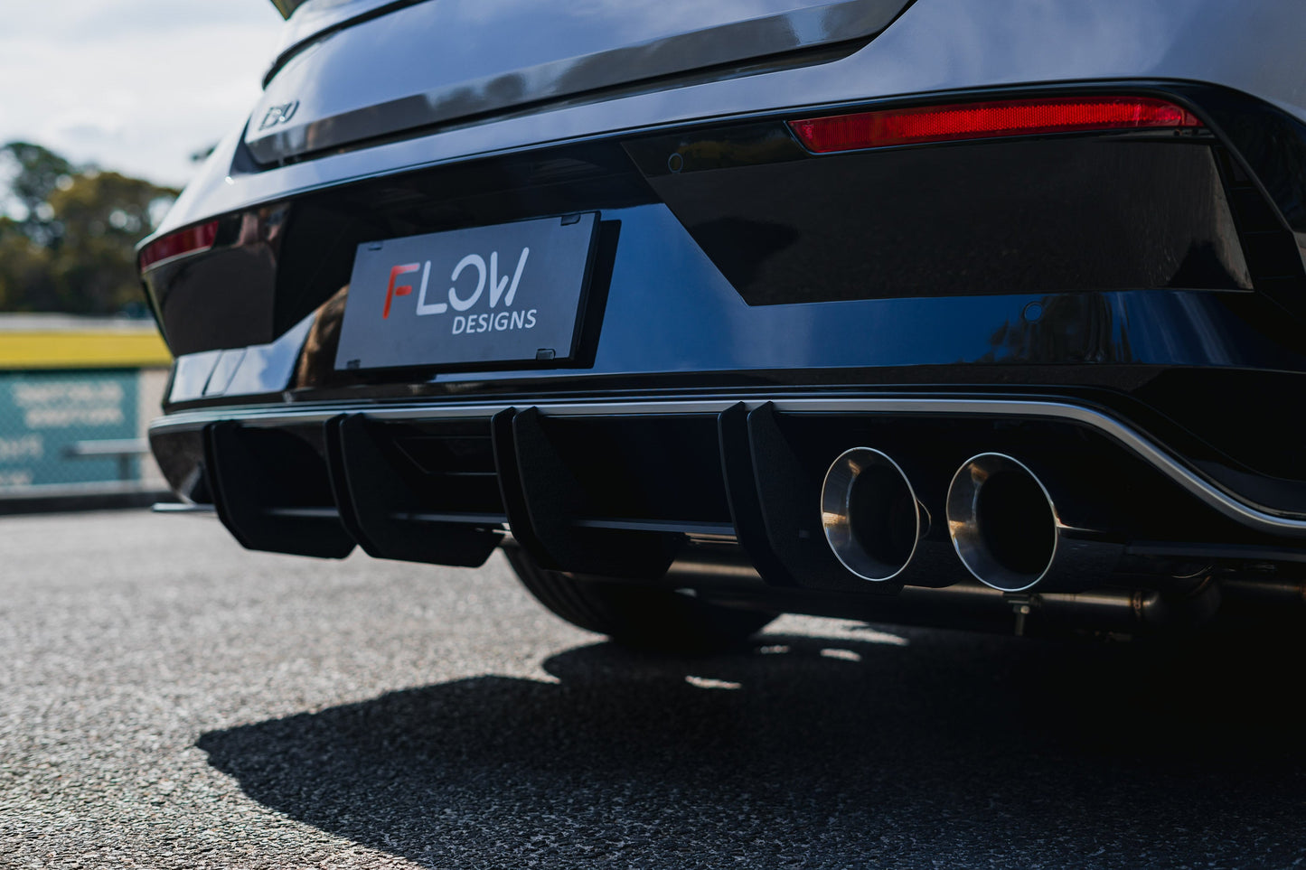 Flow Designs Hyundai CN7 V2 i30 N-Line Sedan FL 2025 Flow-Lock Rear Diffuser