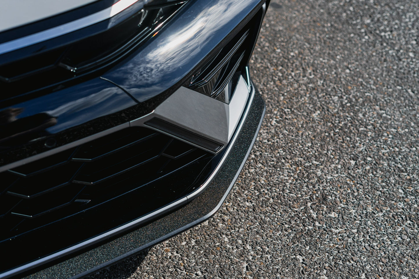Flow Designs Hyundai CN7 V2 i30 N-Line Sedan FL 2025 Front Lip Splitter & Mounting Brackets (Pair)