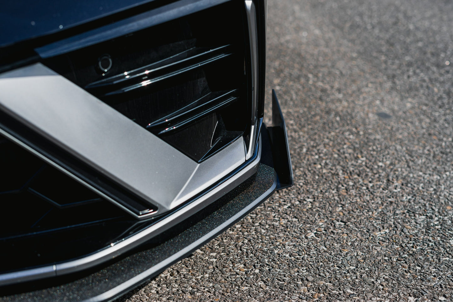 Flow Designs Hyundai CN7 V2 i30 N-Line Sedan FL 2025 Front Lip Splitter & Mounting Brackets (Pair)