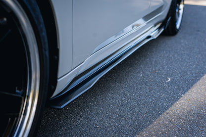 Flow Designs Hyundai CN7 V2 i30 N-Line Sedan FL 2025 Side Skirt Splitter Winglets (Pair)