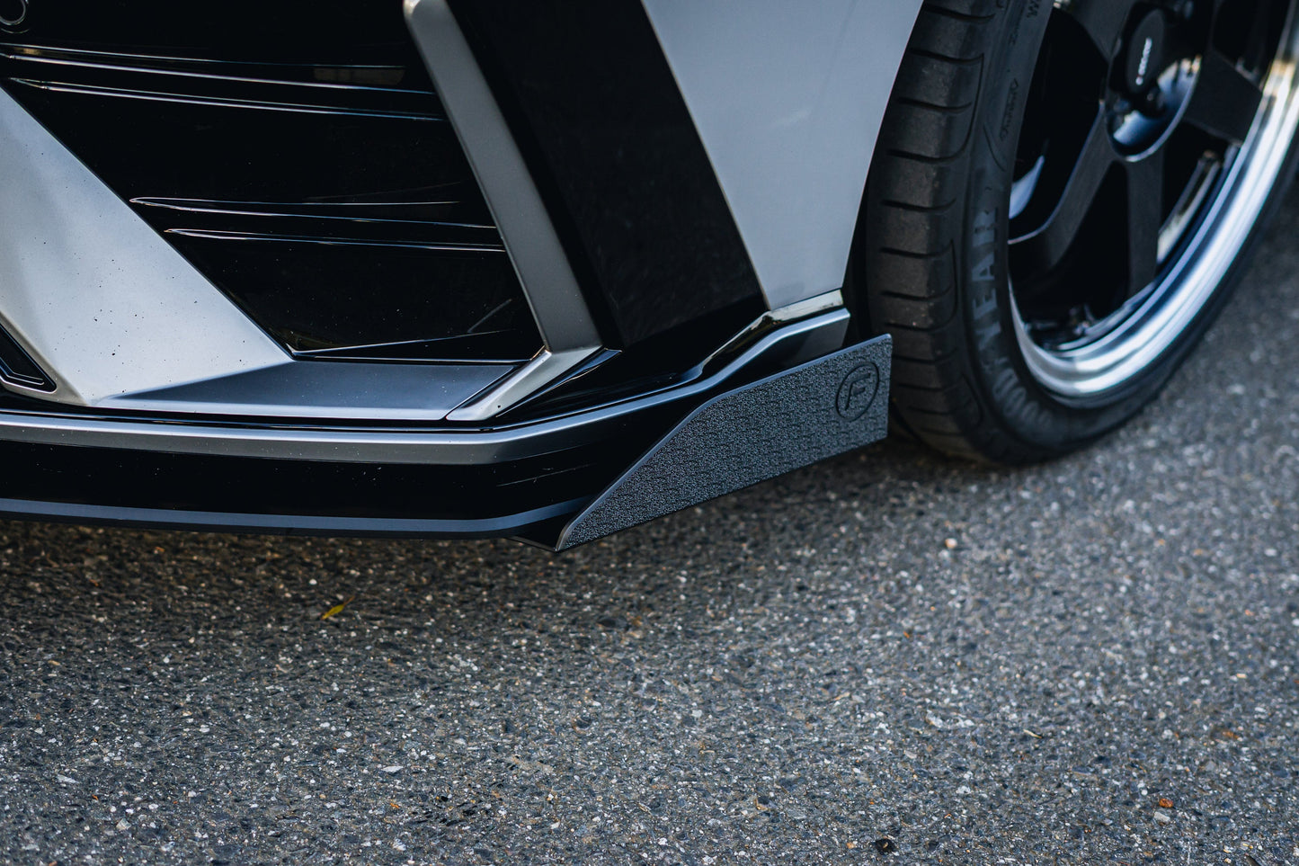 Flow Designs Hyundai CN7 V2 i30 N-Line Sedan FL 2025 Front Lip Splitter Winglets (Pair)