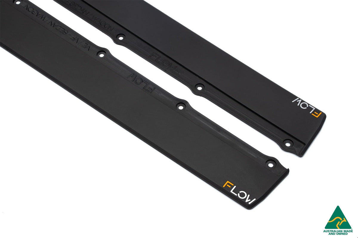 Flow Designs VE Commodore S1 Sedan Side Skirt Splitters (Pair)