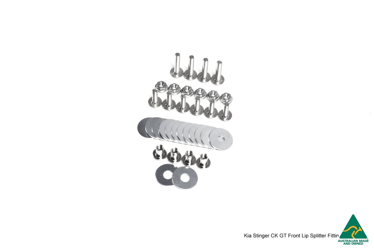 Flow Designs Stinger CK GT 2021-2022 Front Lip Splitter & Bumper Reinforcement Brackets