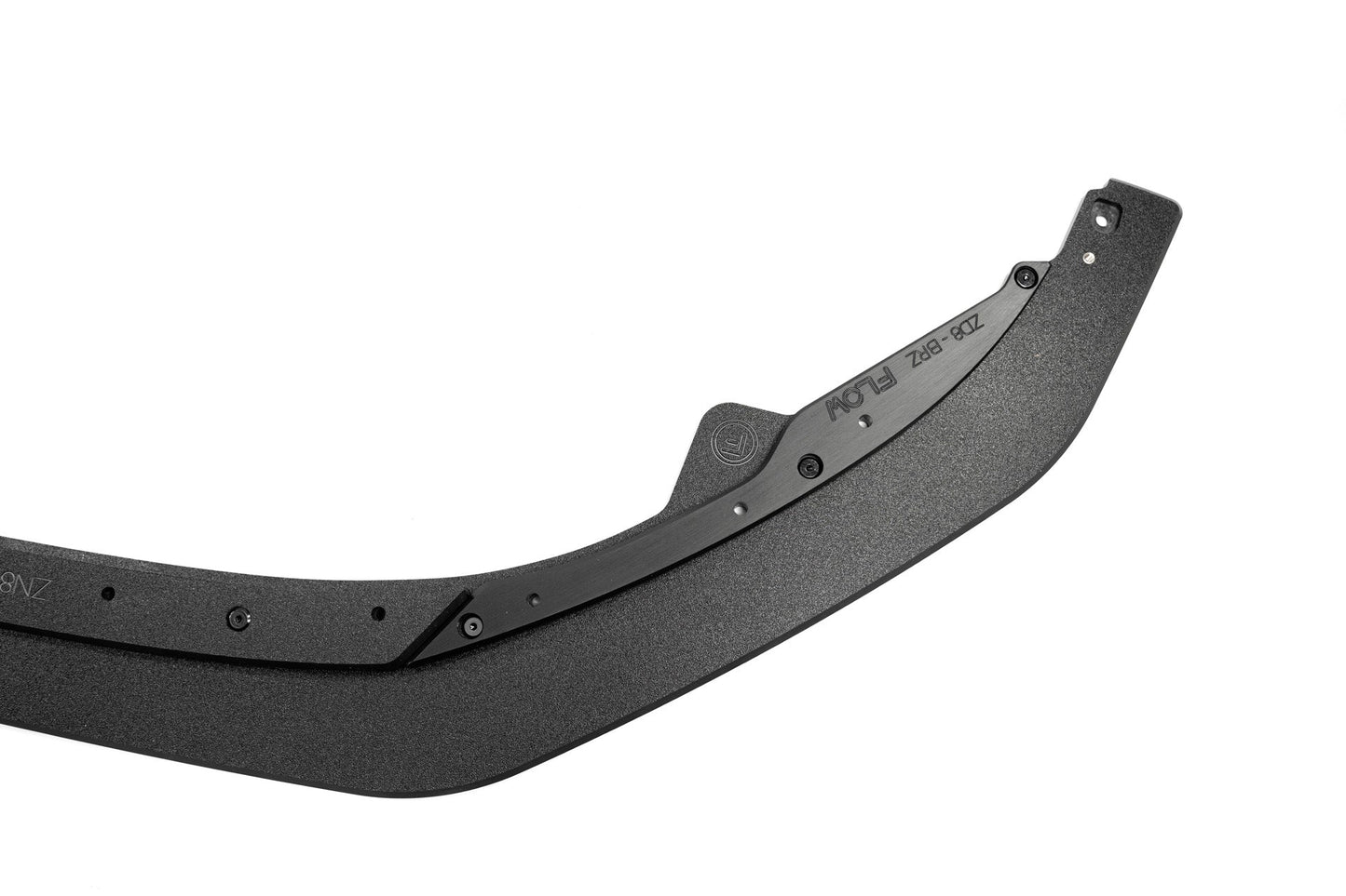 Flow Designs ZD8 BRZ Front Lip Splitter (TEXTURED)