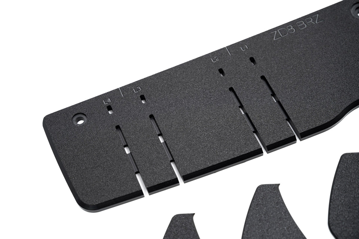 Flow Designs ZN8 GR86 Flow-Lock Rear Diffuser (TEXTURED)