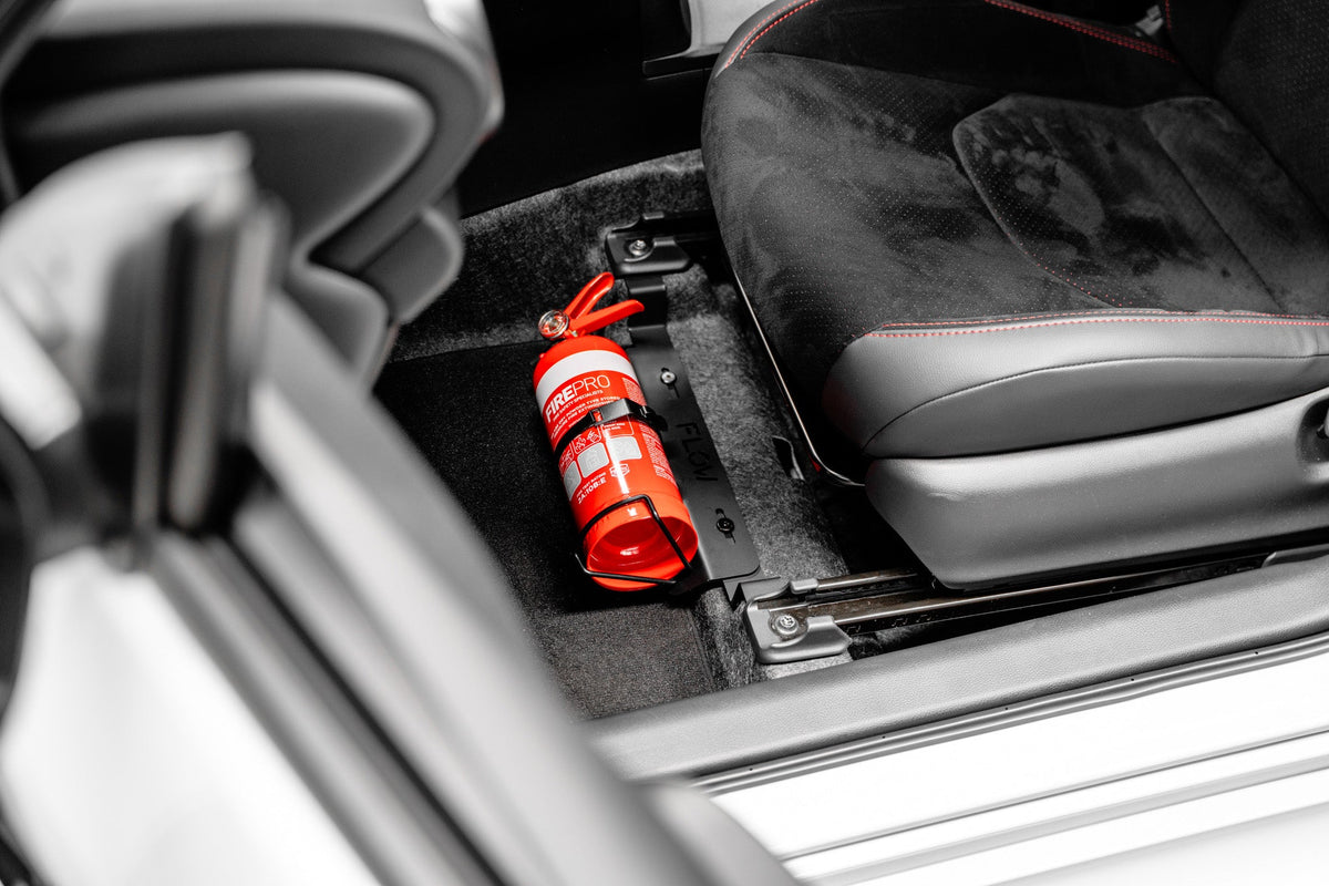 Flow Designs Toyota Yaris GR Gen2 2025 Fire Extinguisher Bracket/Mount