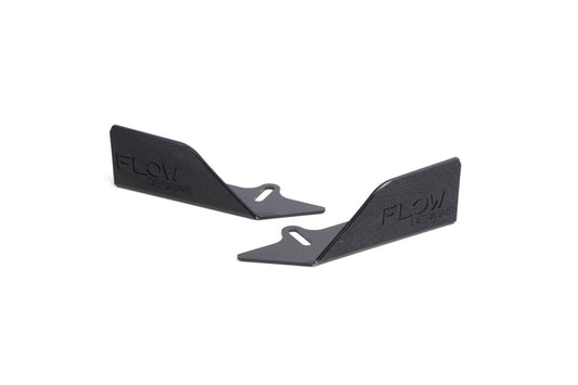 Flow Designs FK8 Civic Type R Front Lip Splitter Winglets (Pair)