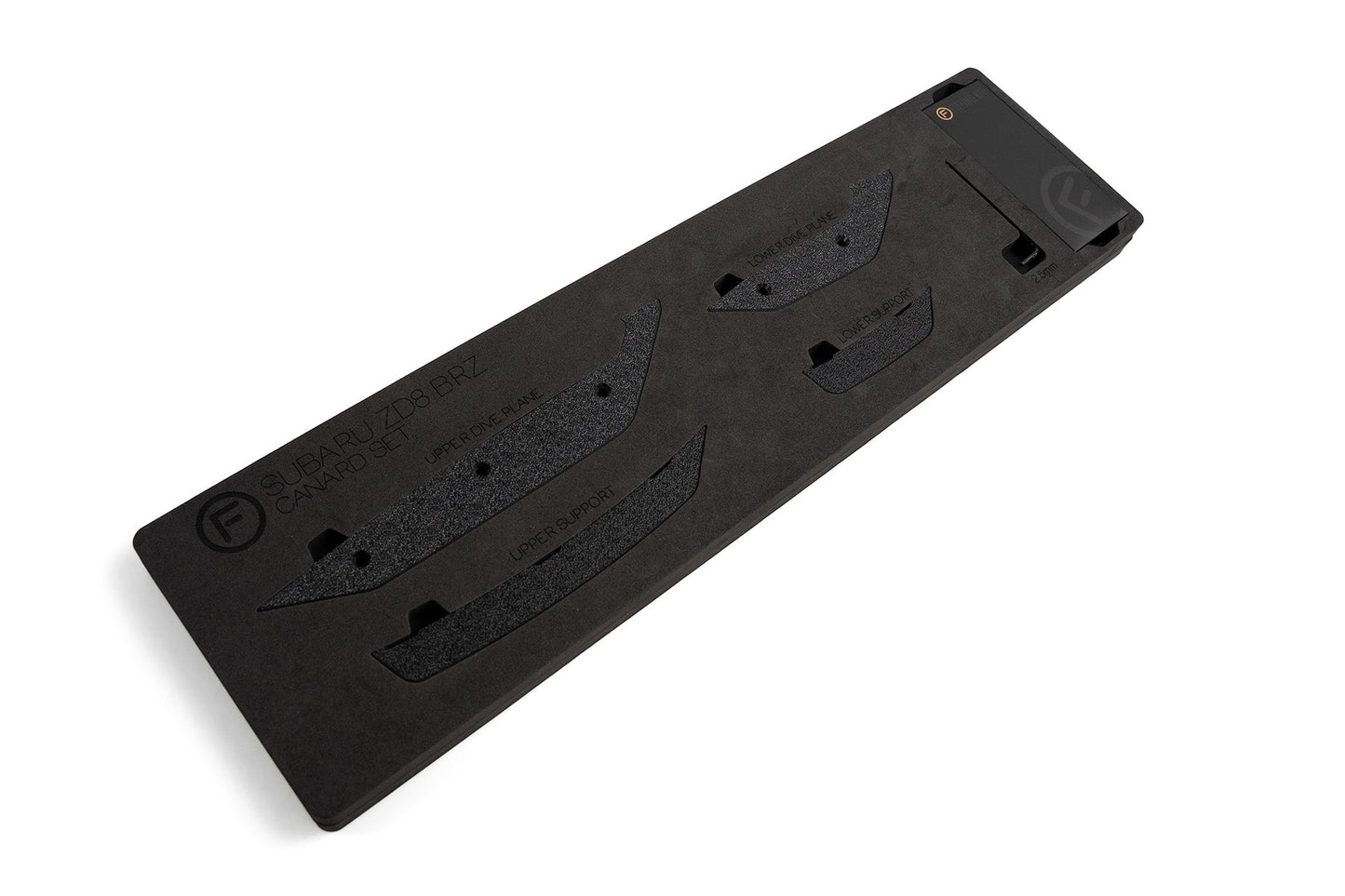 Flow Designs ZD8 BRZ Front Bumper Canards