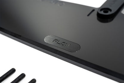 Flow Designs EX-DISPLAY - S15 / 200SX Front Lip Splitter (For Standard Front Bar) - TEXTURED MATTE BLACK