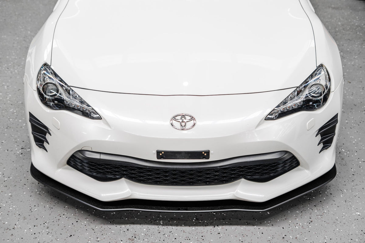 Flow Designs Toyota 86 (Facelift) Front Lip Splitter V1 (Without Support Rods)