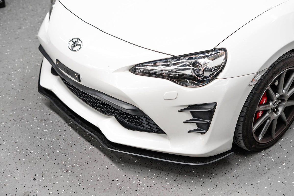 Flow Designs Toyota 86 (Facelift) Front Lip Splitter V1 (Without Support Rods)