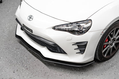 Flow Designs Toyota 86 (Facelift) Front Lip Splitter V1 (Without Support Rods)