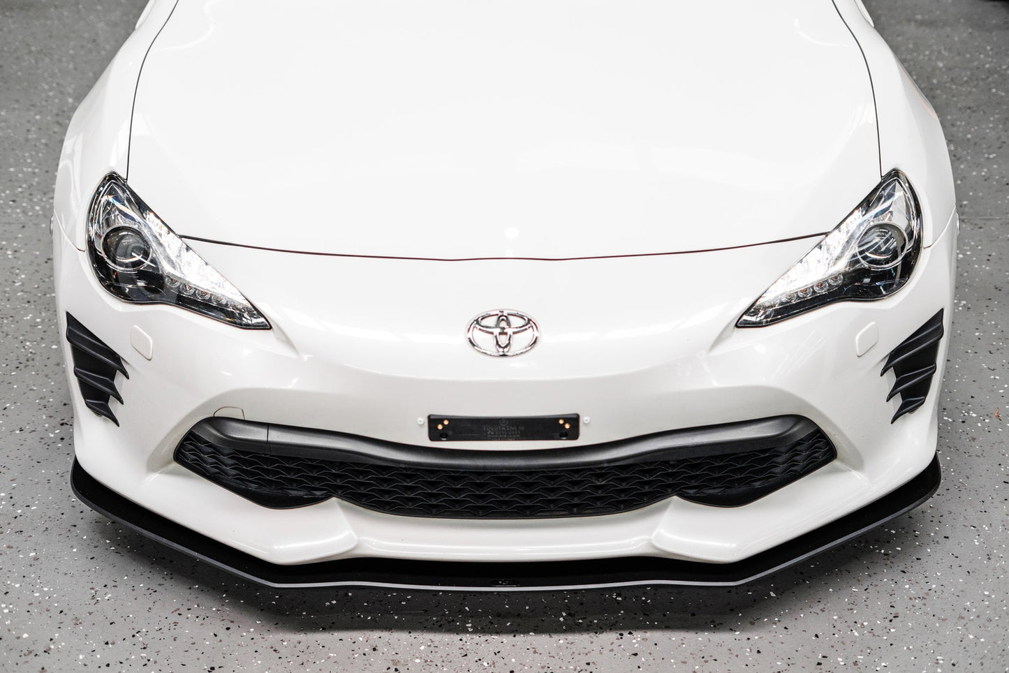 Flow Designs Toyota 86 (Facelift) Front Lip Splitter V1 (Without Support Rods)