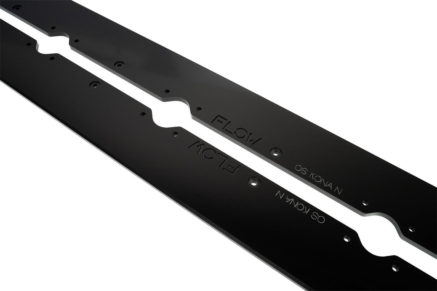 Flow Designs RETURNED STOCK - Kona N Side Skirt Splitters (Pair) - GLOSS BLACK