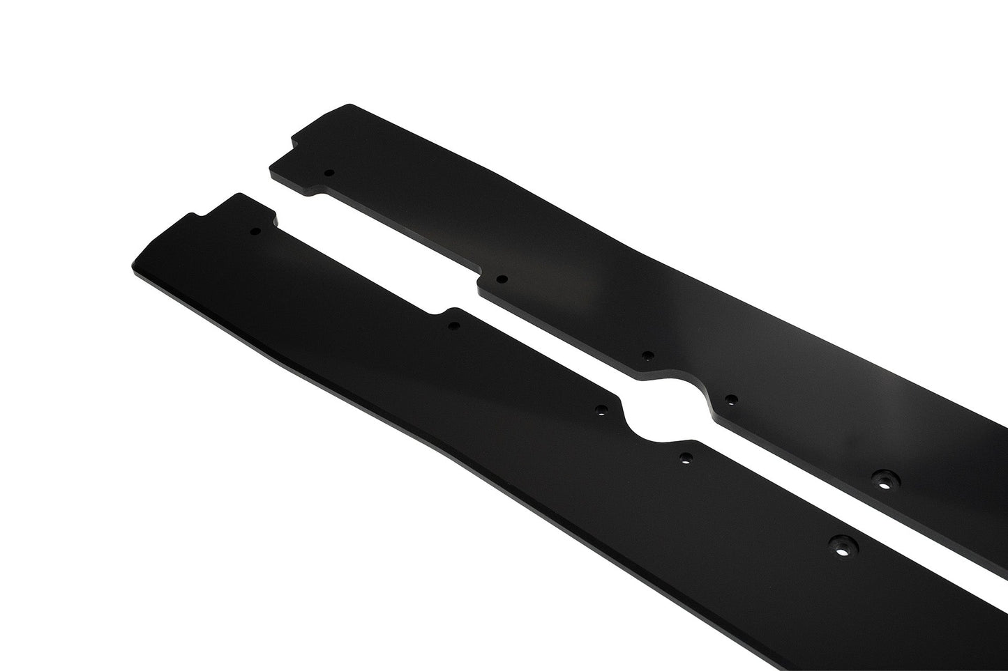 Flow Designs RETURNED STOCK - Kona N Side Skirt Splitters (Pair) - GLOSS BLACK