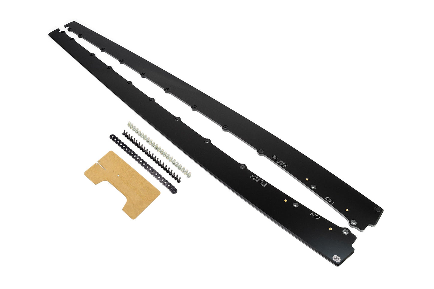 Flow Designs EX-DISPLAY - i20 N BC3 Pre-Facelift / Facelift - Side Skirt Splitters (Pair) - GLOSS BLACK