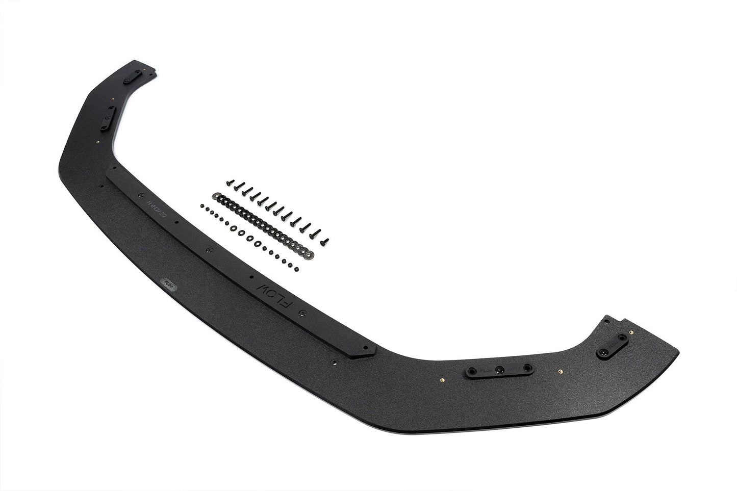 Flow Designs EX-DISPLAY - Kona N Front Lip Splitter - TEXTURED MATTE BLACK