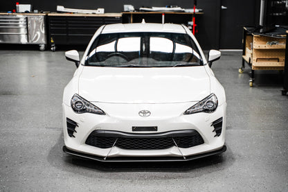 Flow Designs Toyota 86 (Facelift) Front Lip Splitter V2 (With Support Rods)
