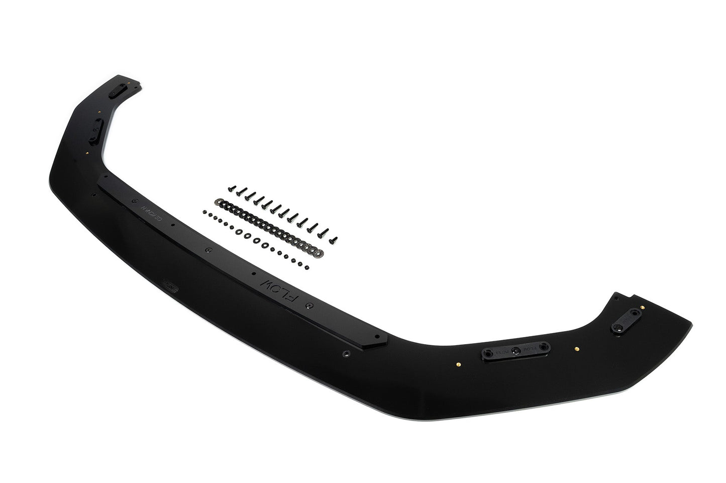 Flow Designs EX-DISPLAY - Kona N Front Lip Splitter - TEXTURED MATTE BLACK