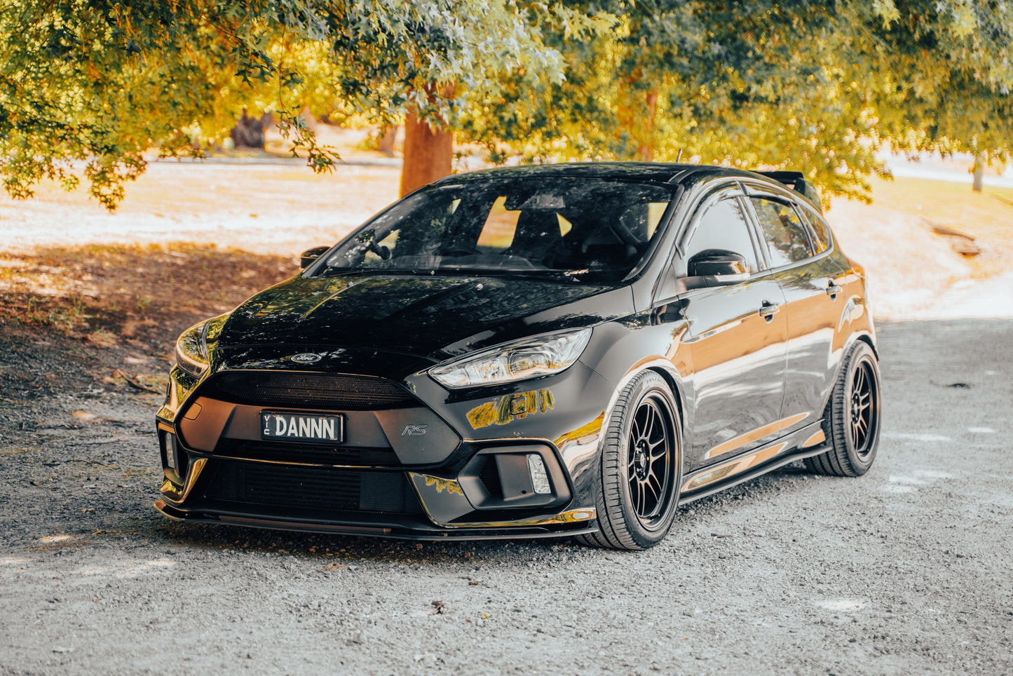 Flow Designs MK3 Focus RS Front Lip Splitter (3 Piece) & Bumper Reinforcement Bracket