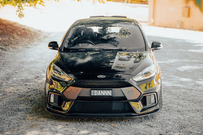 Flow Designs MK3 Focus RS Front Lip Splitter (3 Piece) & Bumper Reinforcement Bracket