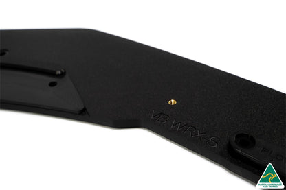 Flow Designs VB WRX Front Lip Splitter (TEXTURED)