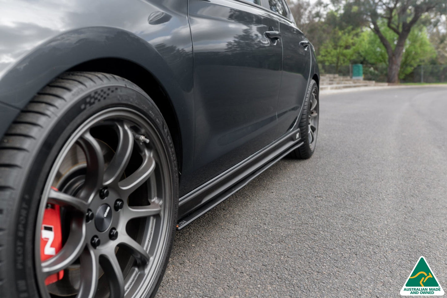 Flow Designs i30N Fastback PD FL 2022+ Side Skirt Splitters (Pair)