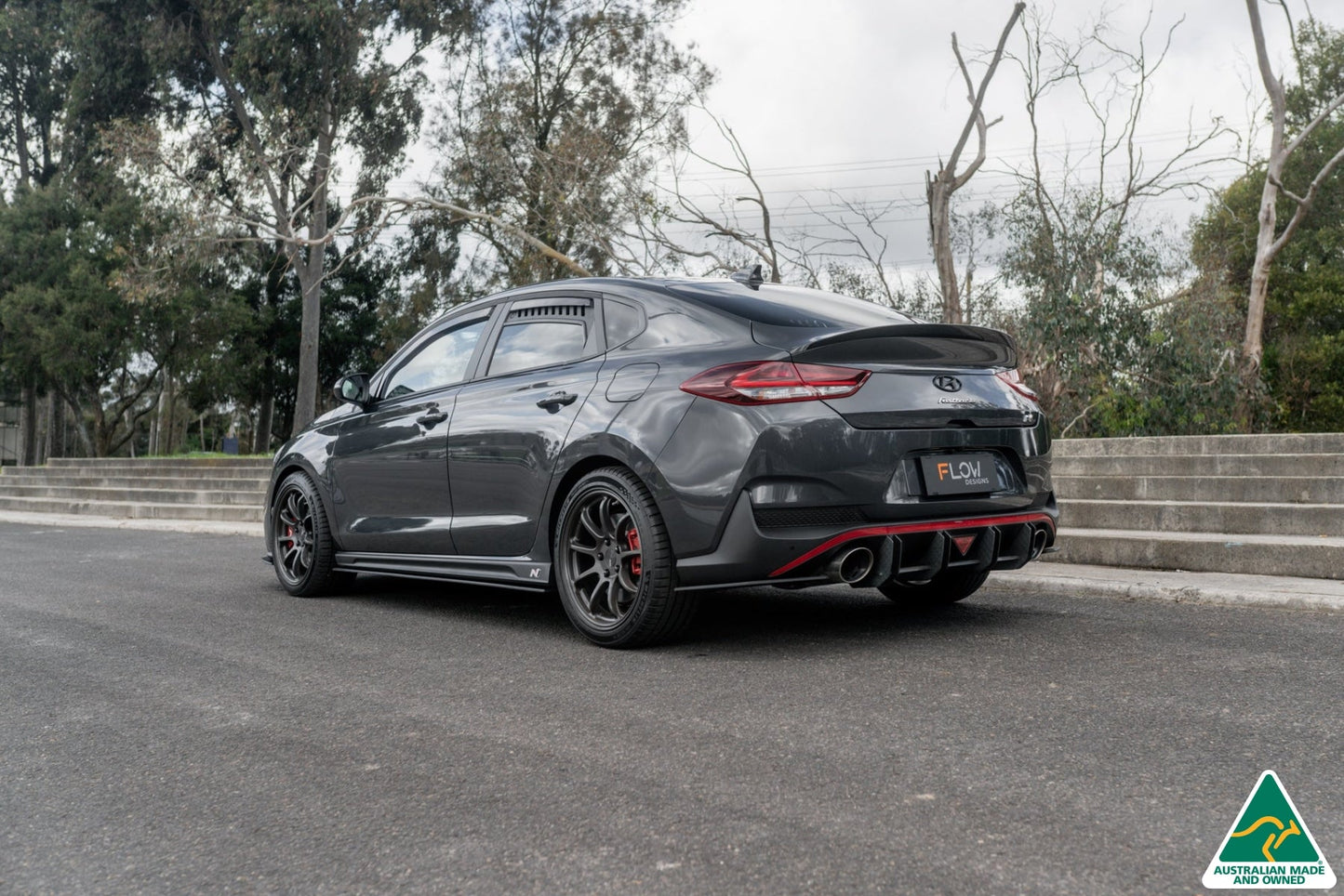 Flow Designs i30N Fastback PD FL 2022+ Flow-Lock Rear Diffuser