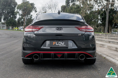 Flow Designs i30N Fastback PD FL 2022+ Flow-Lock Rear Diffuser