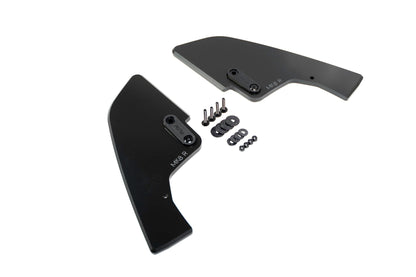 Flow Designs EX-DISPLAY - MK8 Golf R Rear Spats (Pair) - GLOSS BLACK