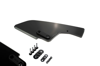 Flow Designs EX-DISPLAY - MK8 Golf R Rear Spats (Pair) - GLOSS BLACK