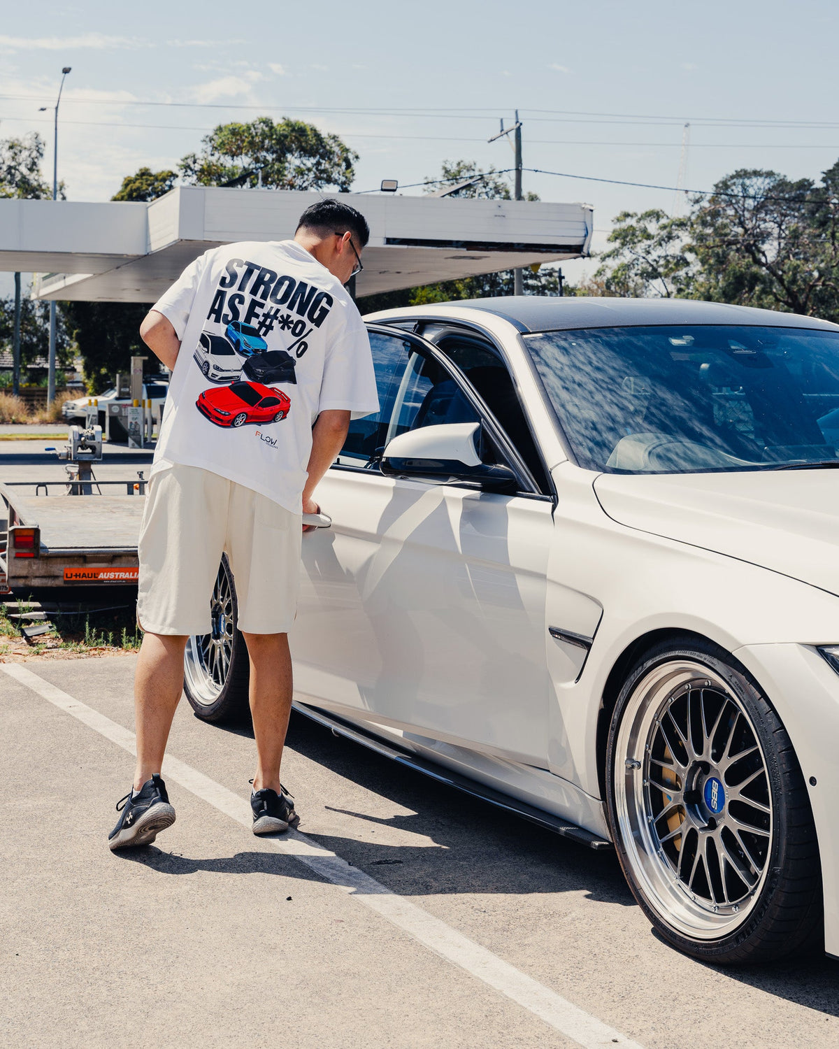 Flow Designs STRONG AS F#*% – Black Label Exclusive Oversize Tee