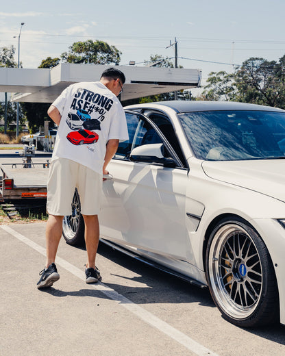 Flow Designs STRONG AS F#*% – Black Label Exclusive Oversize Tee