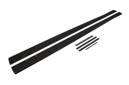 Flow Designs Falcon FGX Side Skirt Splitters (TEXTURED: Pair)