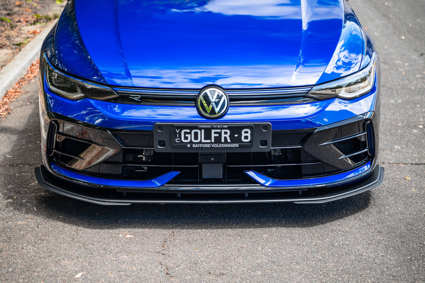 Flow Designs MK8.5 Golf R Chassis Mounted Front Lip Splitter