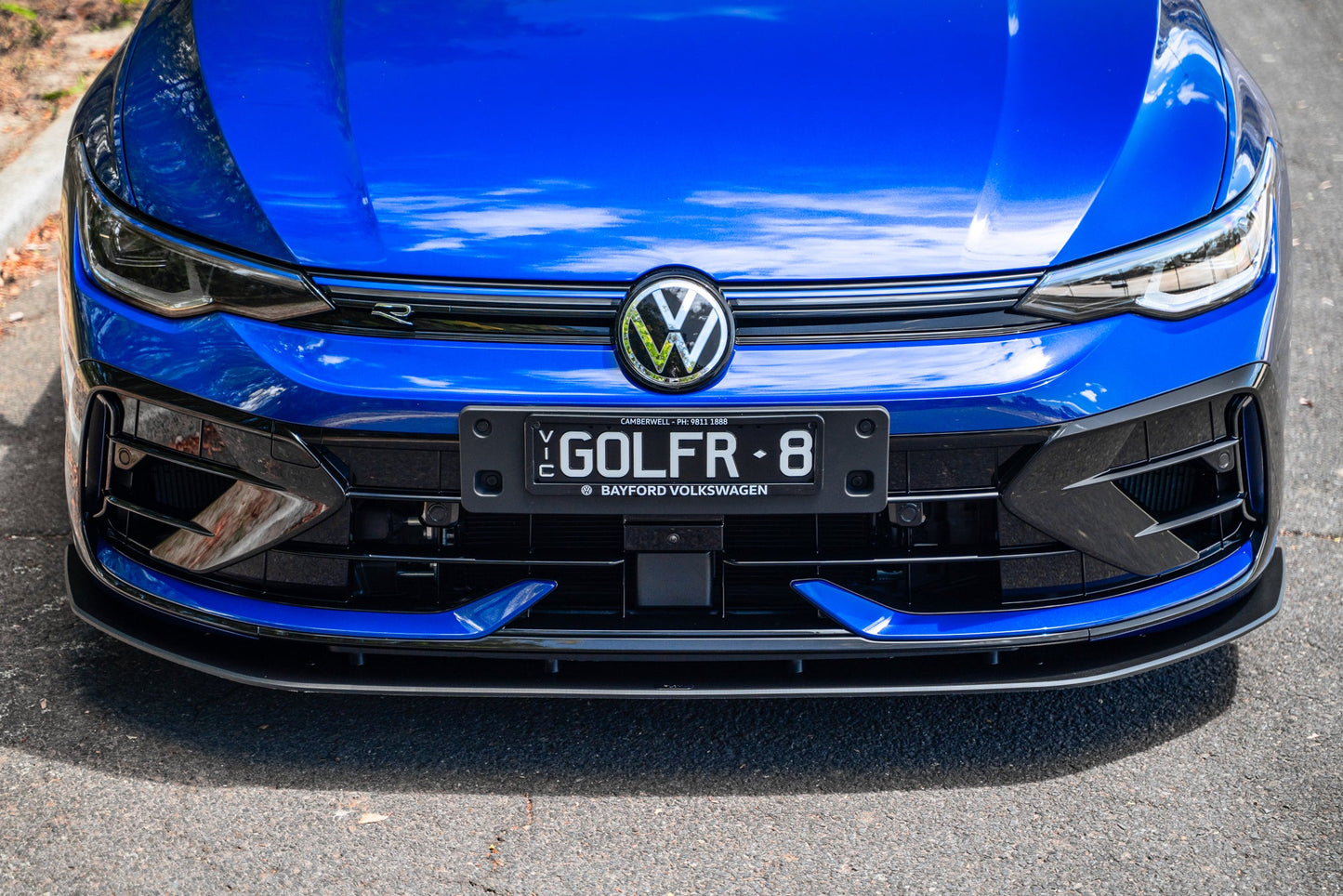 Flow Designs MK8.5 Golf R Chassis Mounted Front Lip Splitter