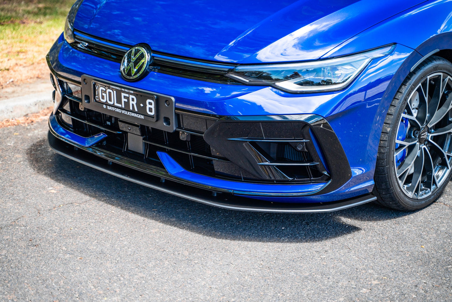 Flow Designs MK8.5 Golf R Chassis Mounted Front Lip Splitter