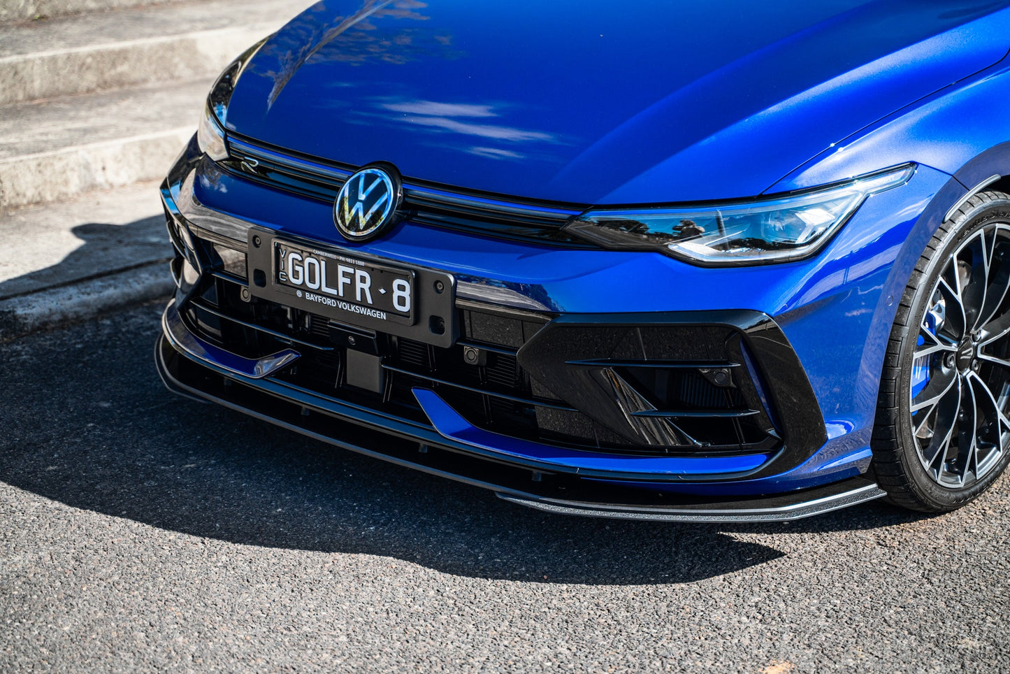 Flow Designs MK8.5 Golf R Front Lip Splitter Extensions (Pair)