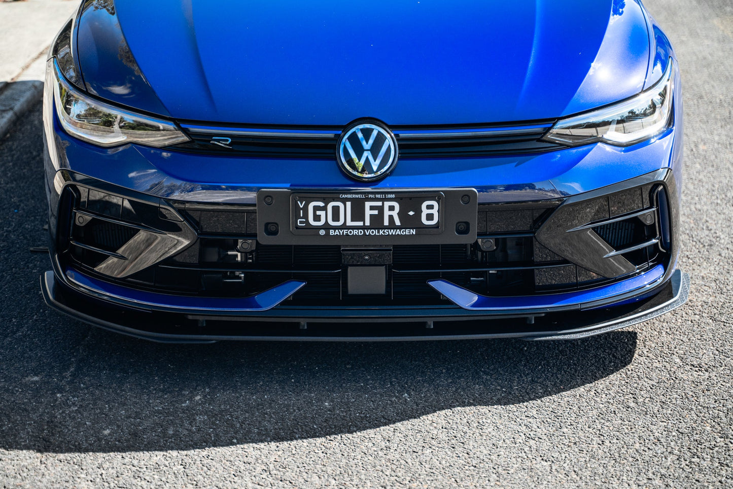 Flow Designs MK8.5 Golf R Front Lip Splitter Extensions (Pair)