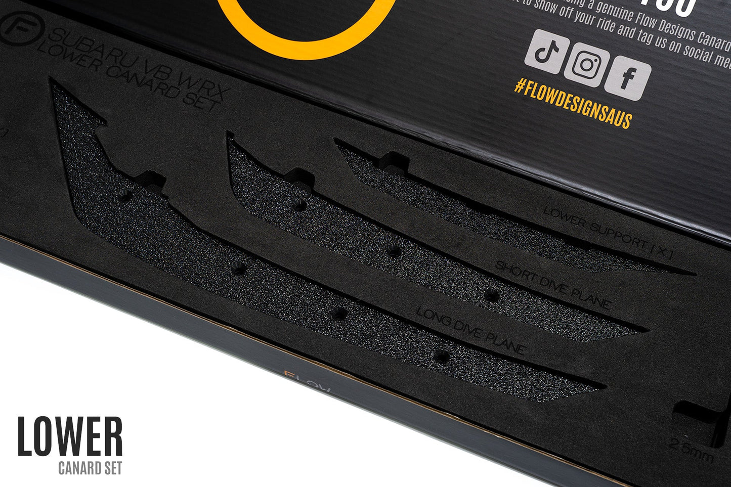 Flow Designs VB WRX Front Bumper Canards
