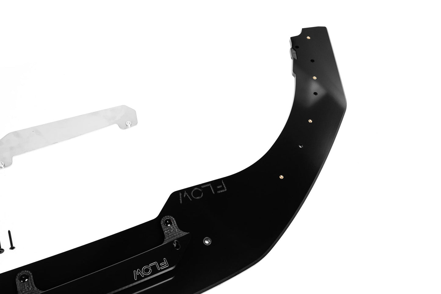 Flow Designs MK8 Golf GTI Front Lip Splitter & Bumper Reinforcement Plate