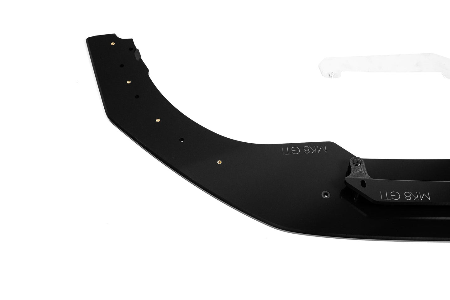 Flow Designs MK8 Golf GTI Front Lip Splitter & Bumper Reinforcement Plate